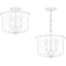 Progress Lighting Winslett Collection Black Three-Light Semi-Flush Convertible P350153-031 - alternate 6